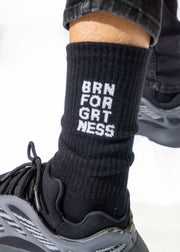 BRN FOR GRTNESS Socks